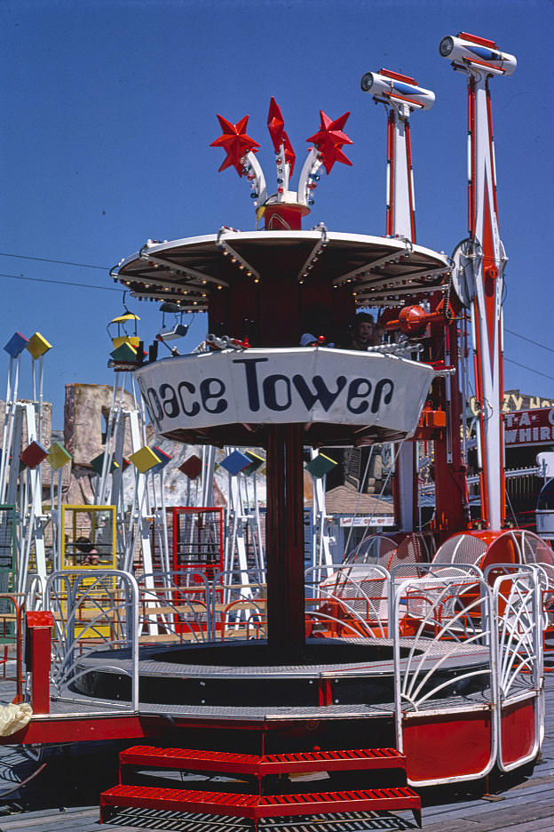 Kid's sky tower, Wildwood, New Jersey, 1978