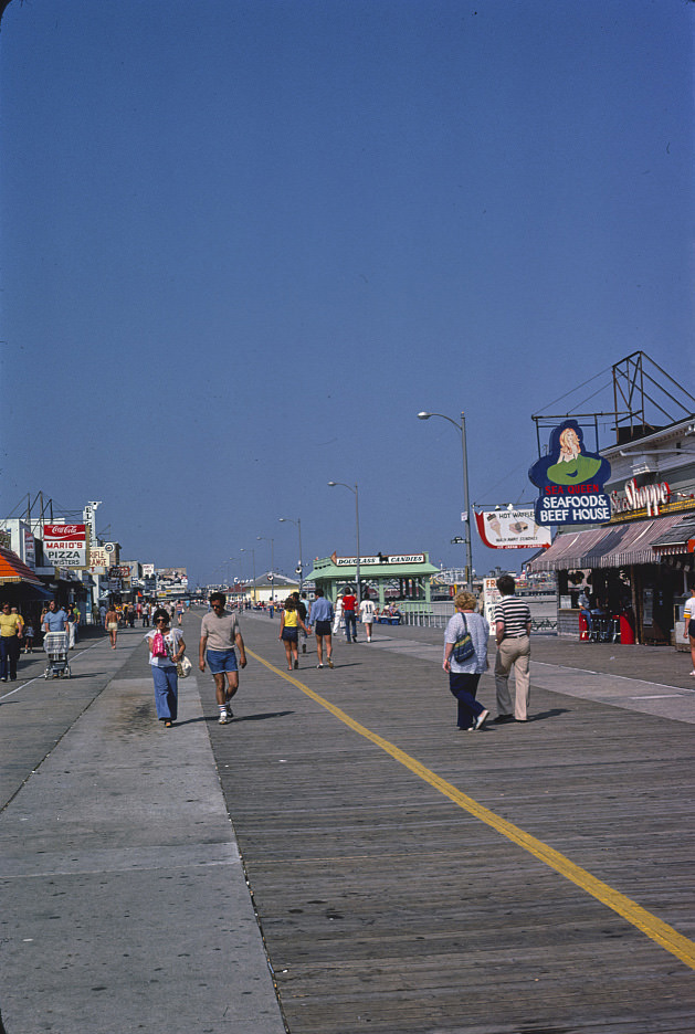 Boardwalk, Wildwood, New Jersey, 1978