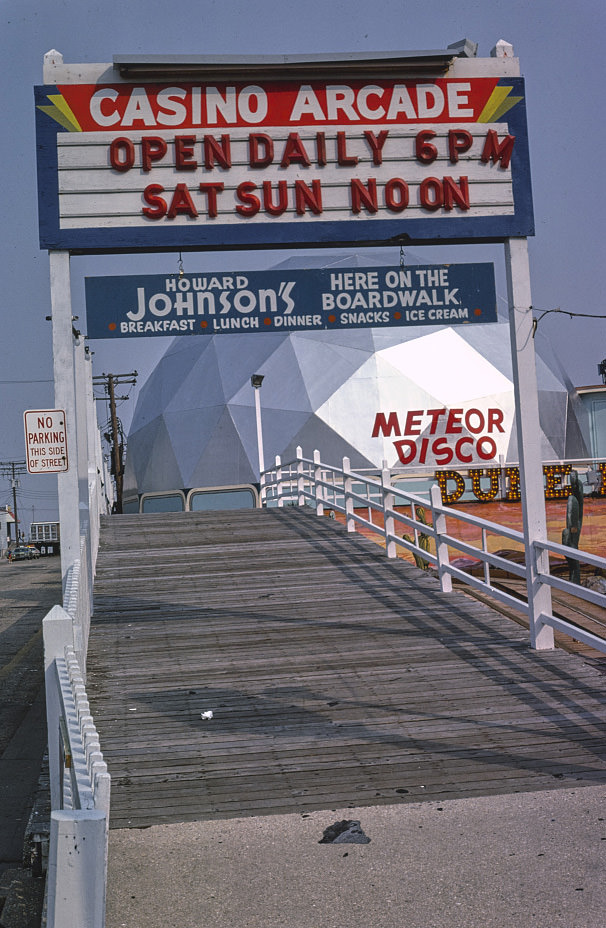 Hunt's Casino arcade, Wildwood, New Jersey, 1978