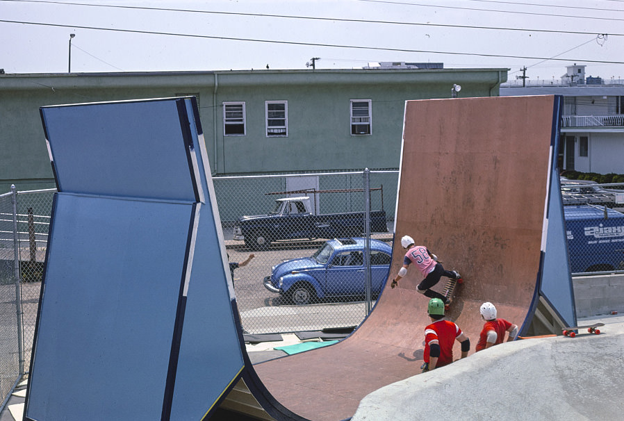 Sportland skateboard, Wildwood, New Jersey, 1978