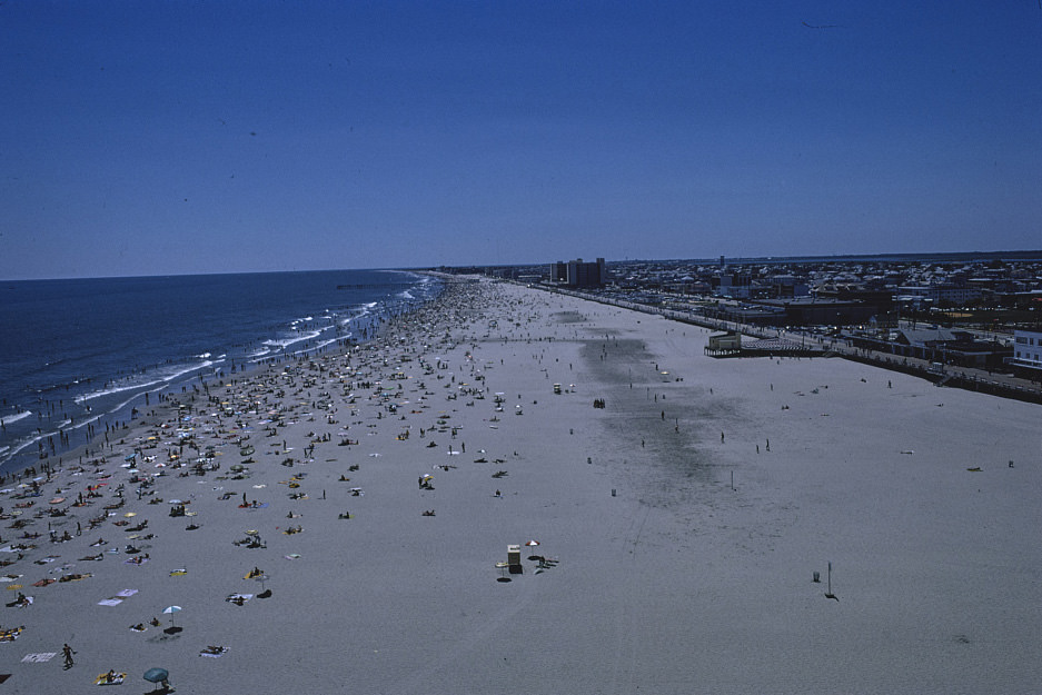 Overall above to south, Wildwood, New Jersey, 1978