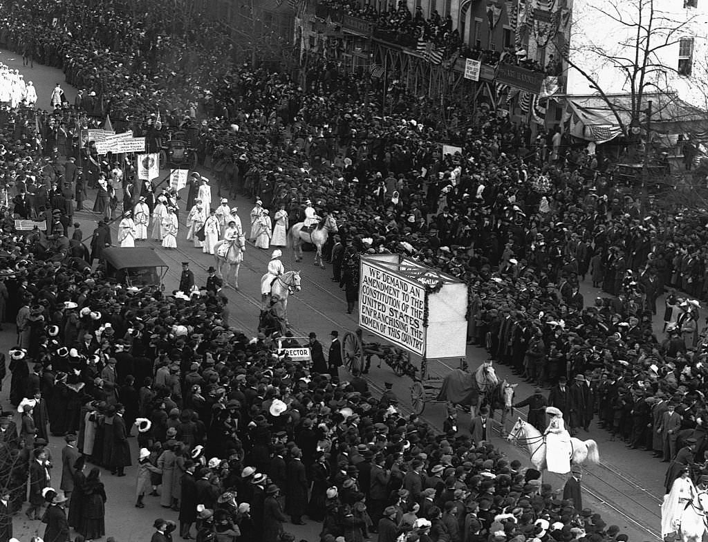 Suffragette Parade in Washington, DC