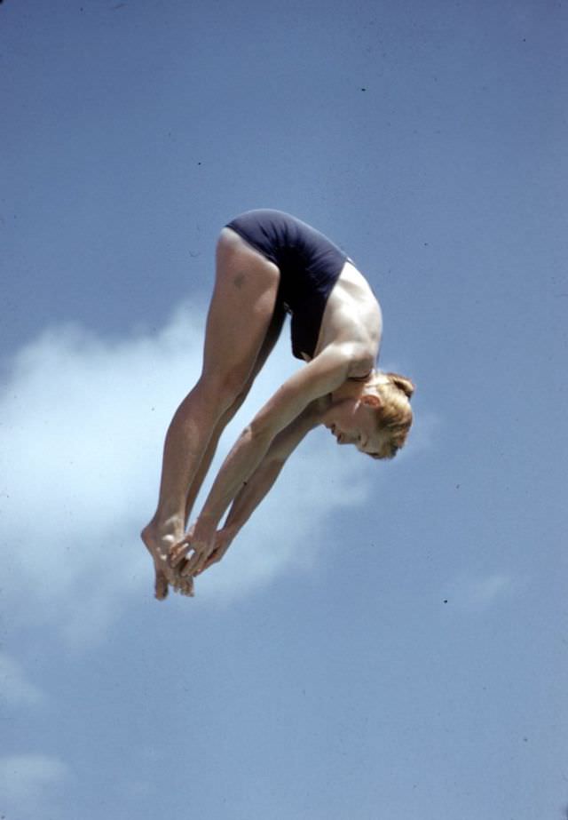 The 1959 Women's Diving and Swimming Championships in Florida