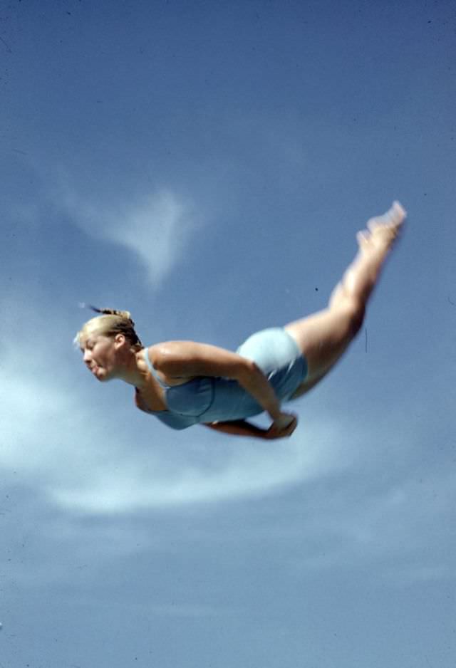 The 1959 Women's Diving and Swimming Championships in Florida