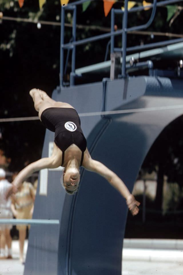 The 1959 Women's Diving and Swimming Championships in Florida