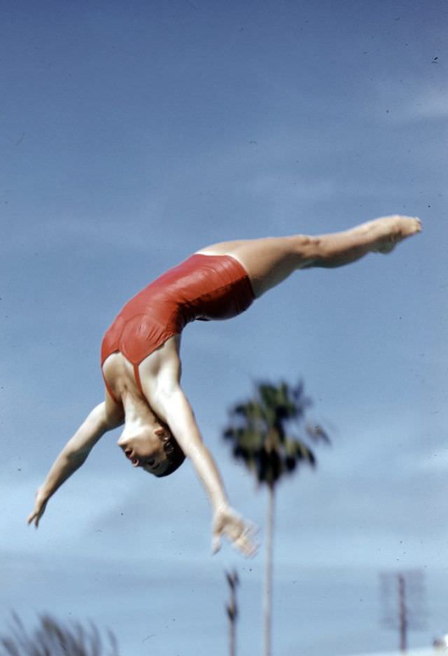 The 1959 Women's Diving and Swimming Championships in Florida