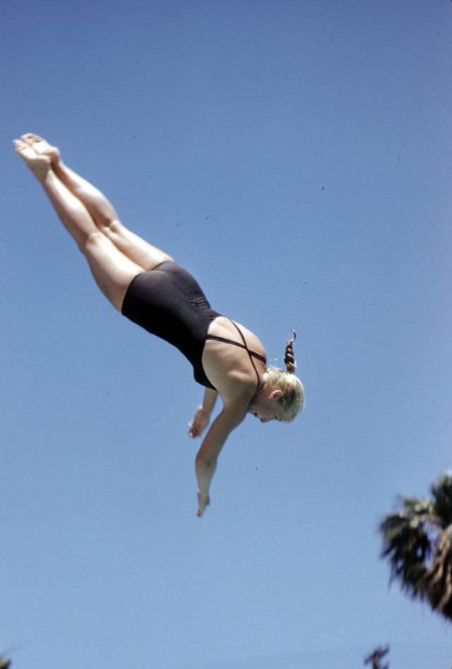 The 1959 Women's Diving and Swimming Championships in Florida
