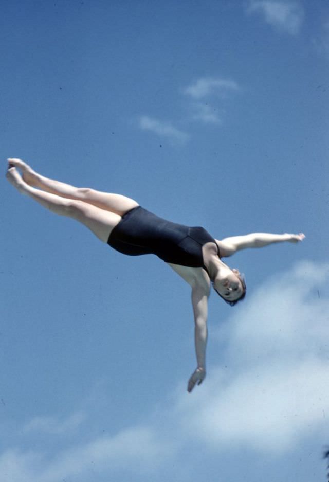 The 1959 Women's Diving and Swimming Championships in Florida