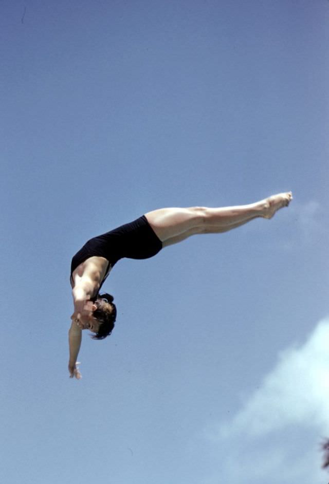 The 1959 Women's Diving and Swimming Championships in Florida