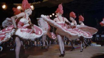 Can Can Dancers at the Moulin Rouge 1950s