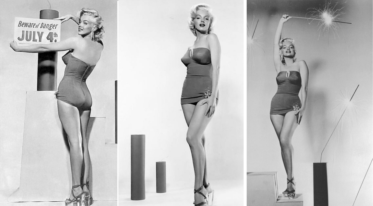 Marilyn Monroe wishing Fourth July