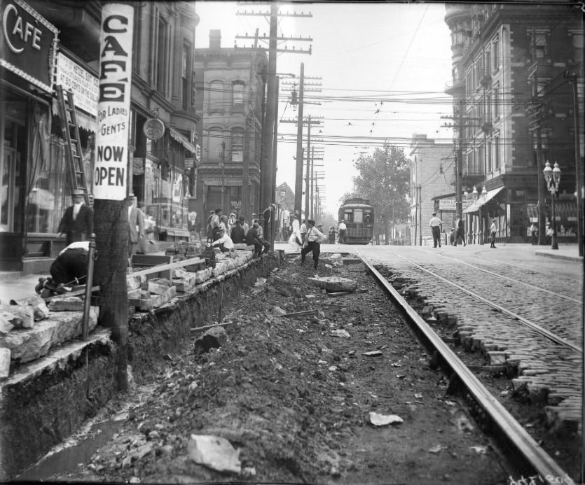 City Street Construction, 1907