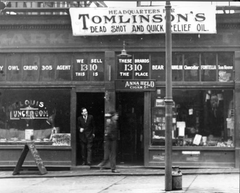 Market Street Lunch Room, 1907