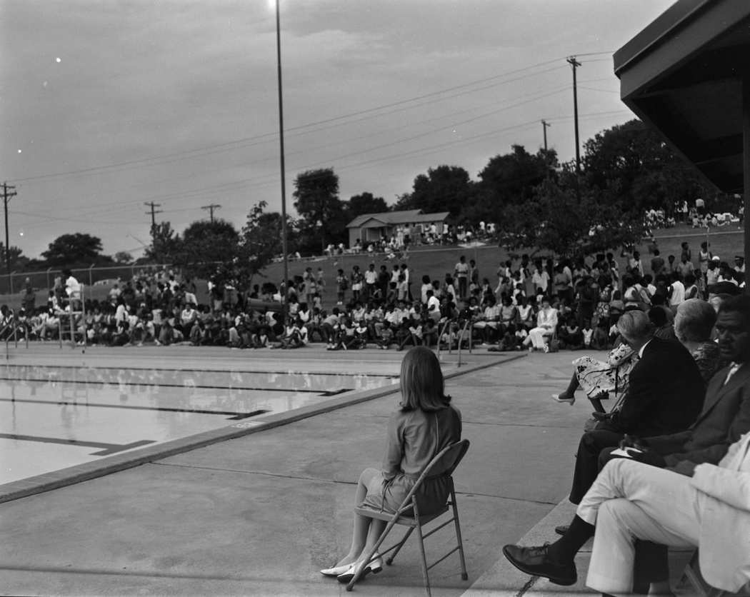 The scenery at Given Beauty Pageant in 1970.