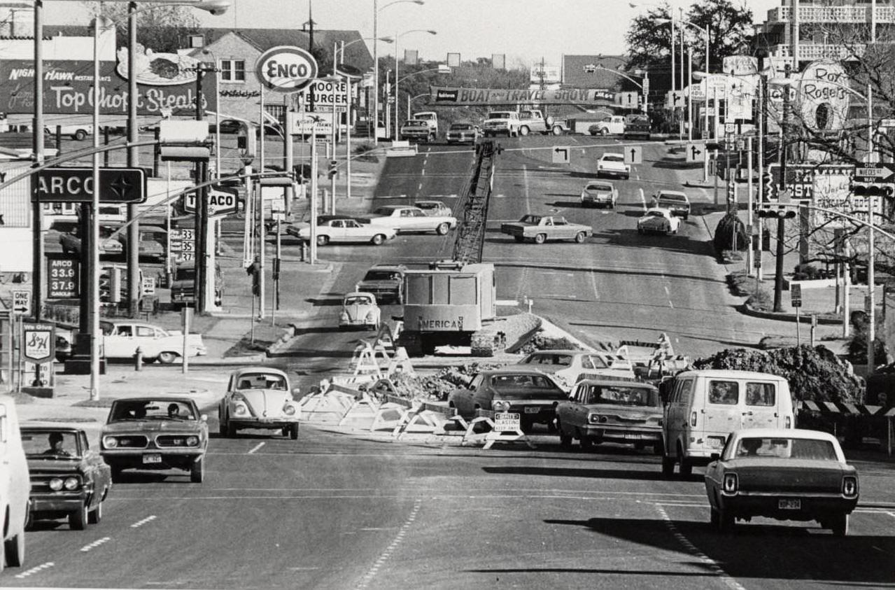 Martin Luther King Jr. Blvd. from Nueces, 1972