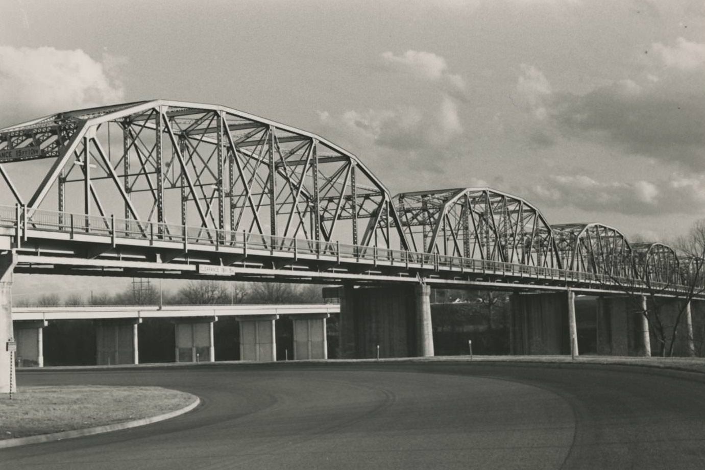 Montopolis Bridge, February 1971.
