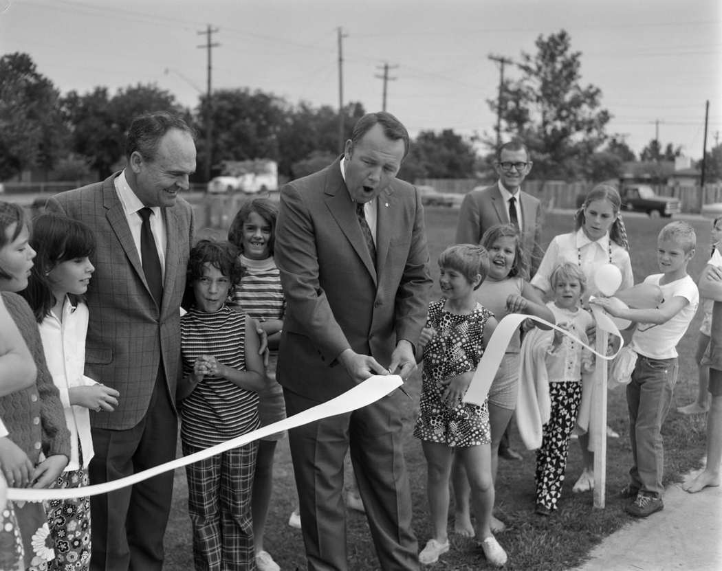 Opening of Bartholomew Playground, June 1, 1970.