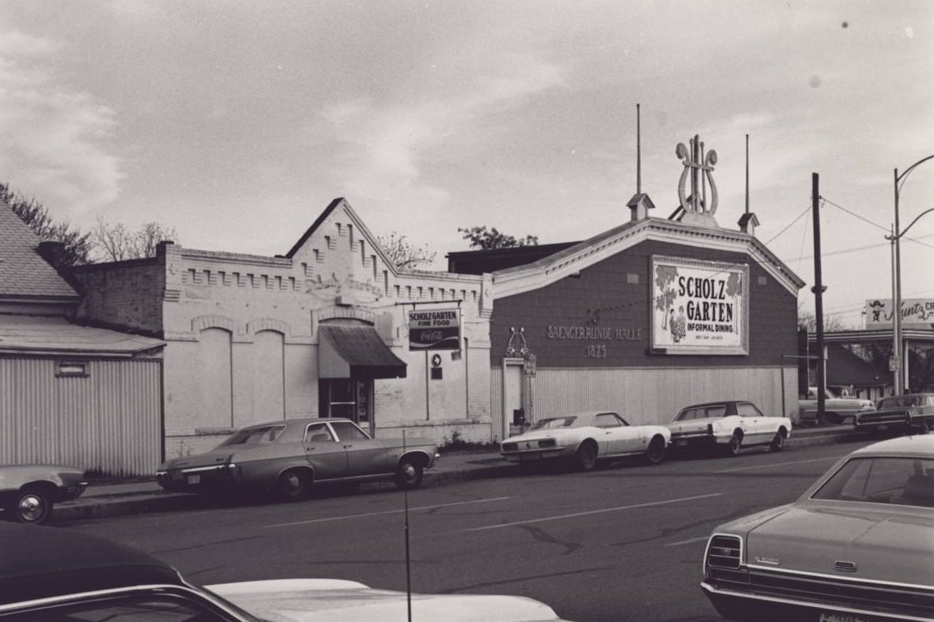 Scholz Garten and Saengerrunde Hall, 1971