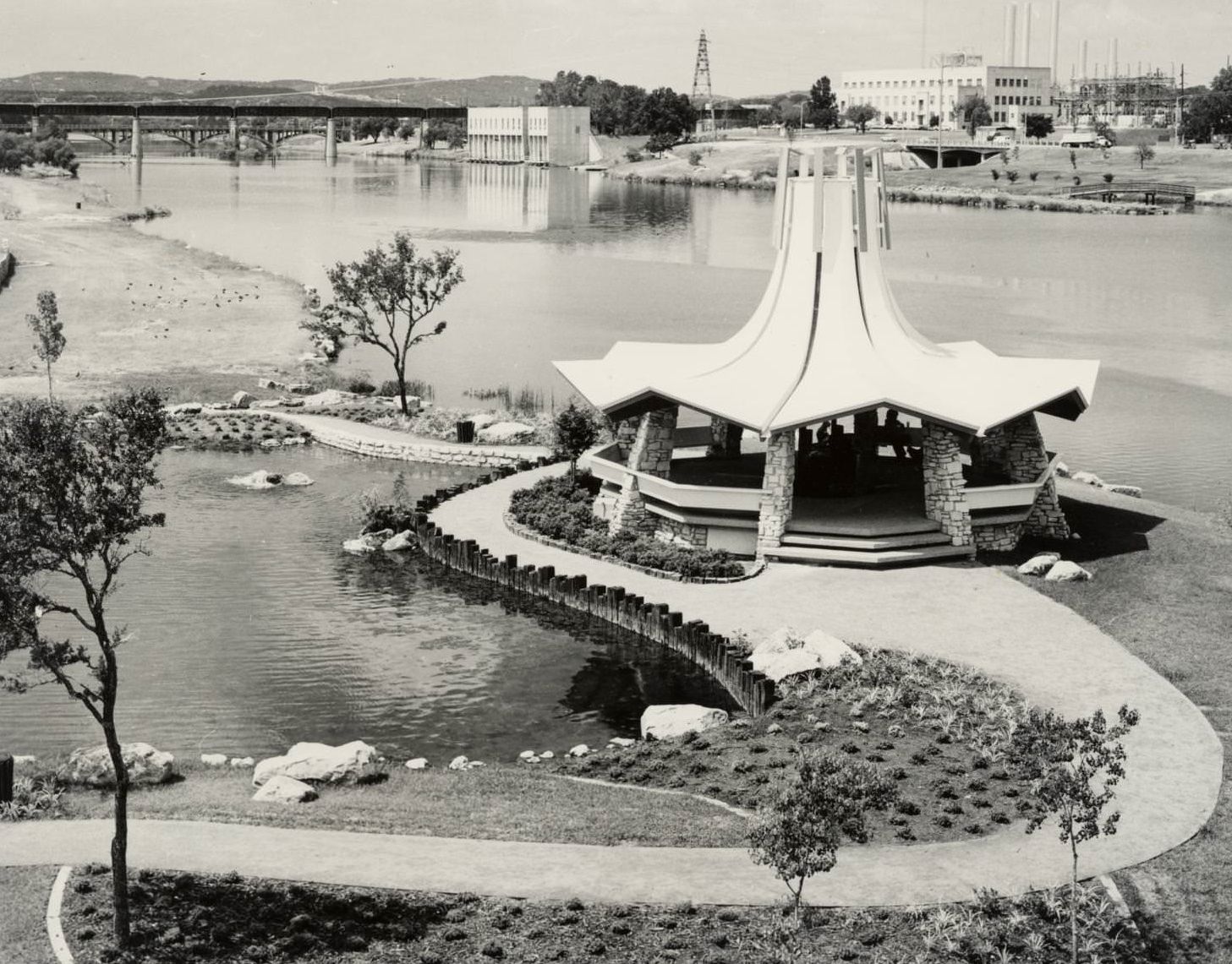 Town Lake Gazebo, 1970