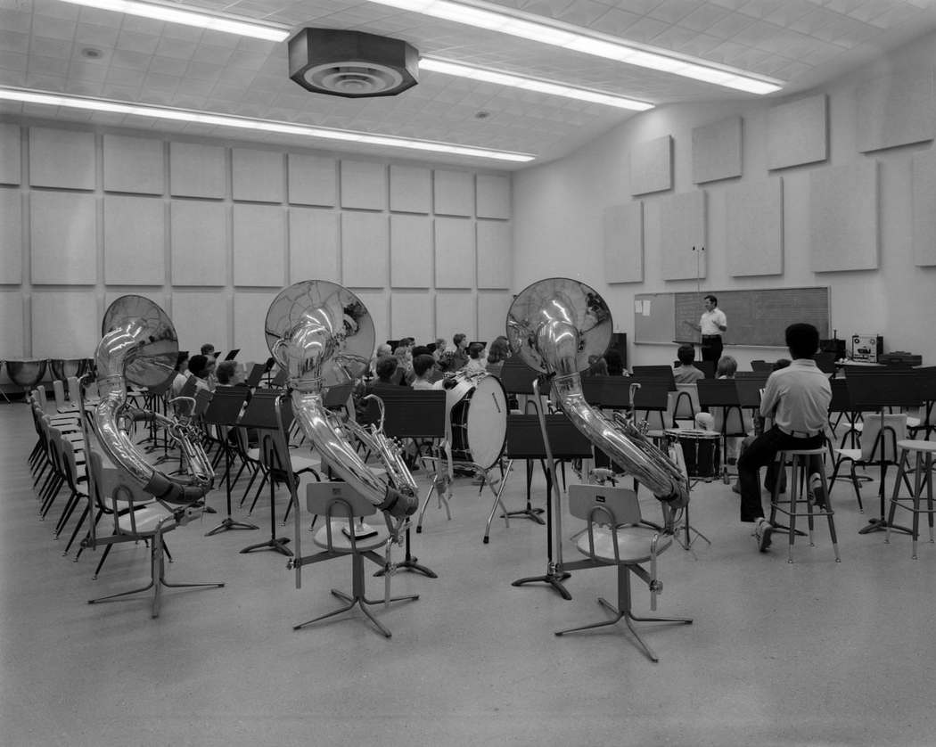 Tubas in Music Class, 1975