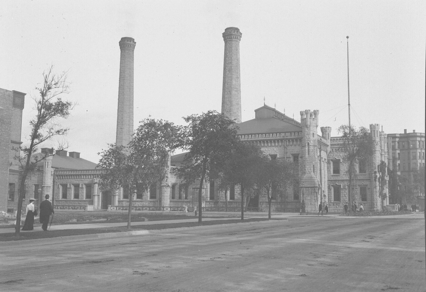 Chicago Avenue Pumping Station, Chicago, Illinois, 1916.
