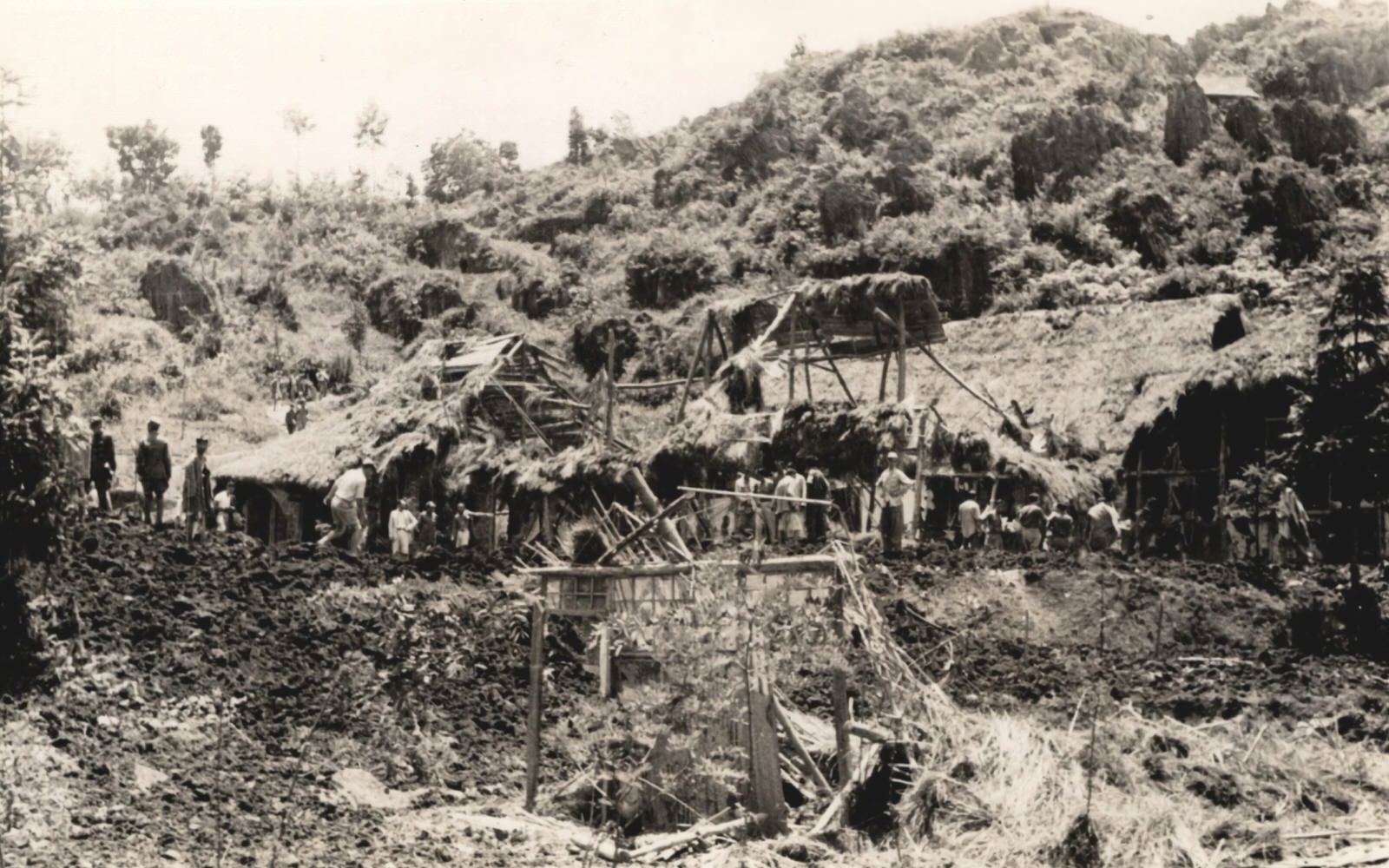 The Japanese planes left the Red Cross Training Hospital in this condition. 1937-1940