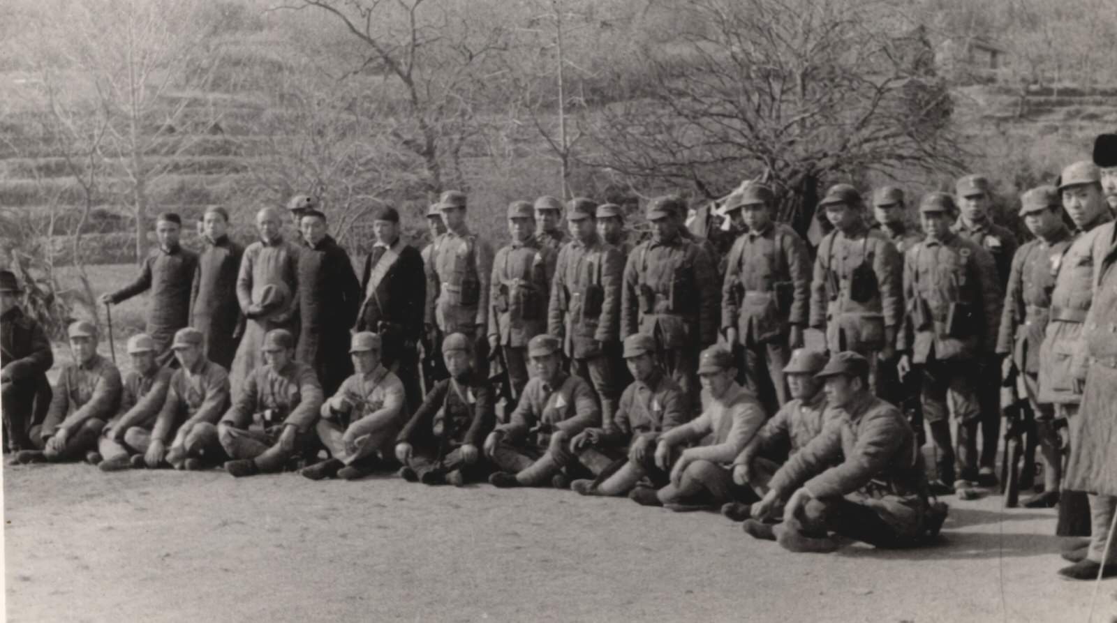 Headquarters guards of the Blue Shirt military chieftain. 1937-1940