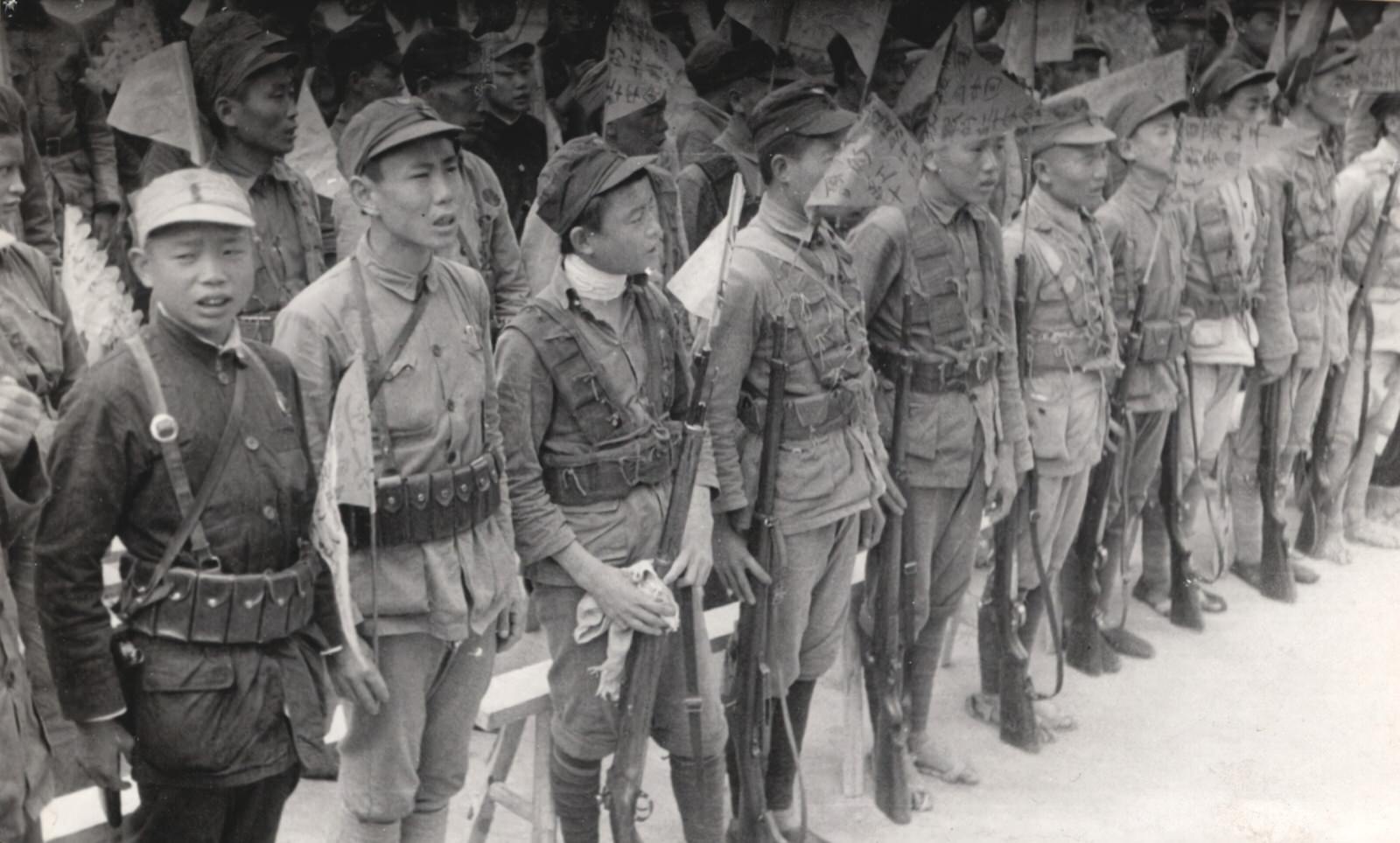 The guerrillas and the wounded stood in long lines along the paths to welcome me. 1937-1940