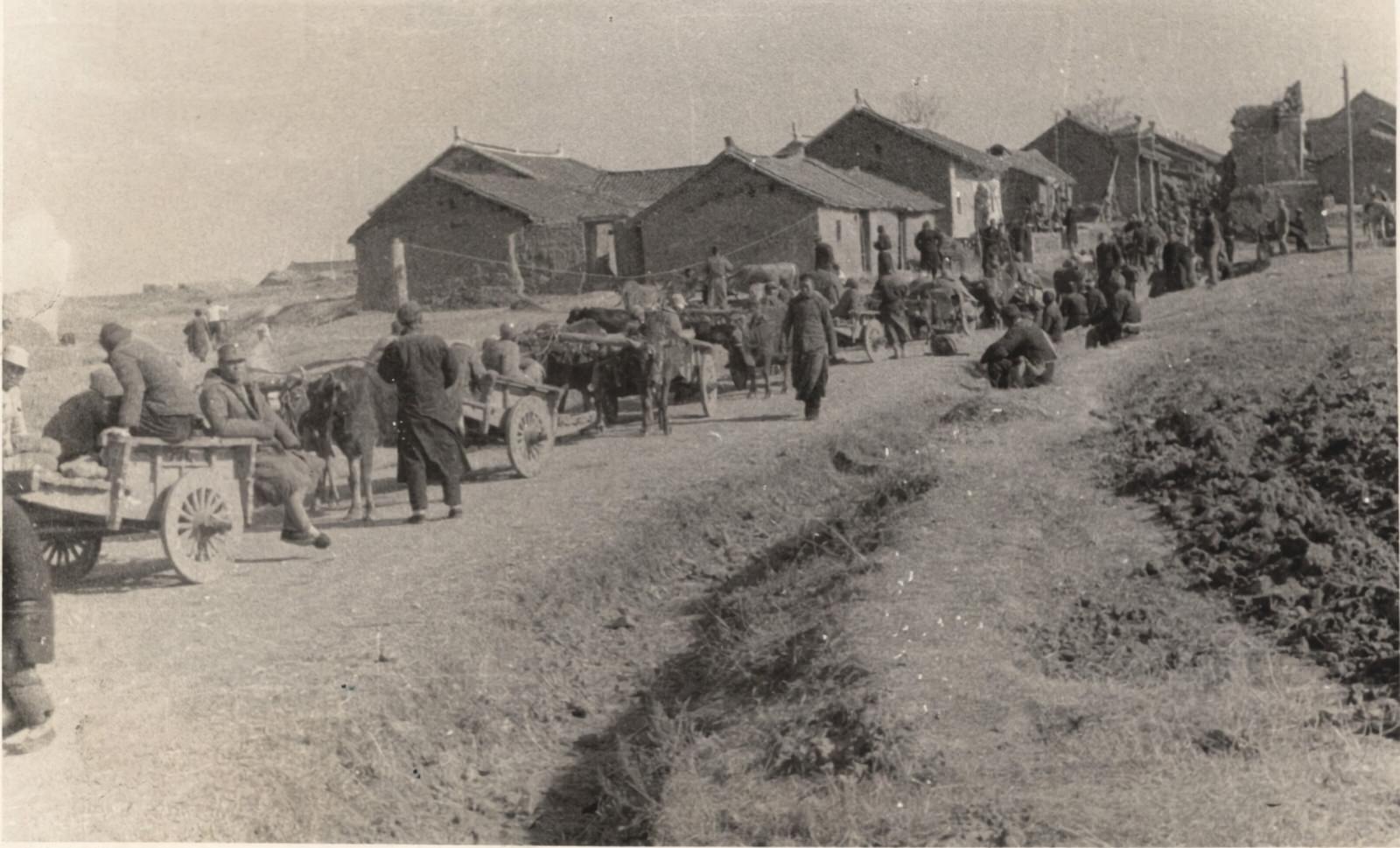 The last carts were filled with the wounded who died on the way. 1937-1940