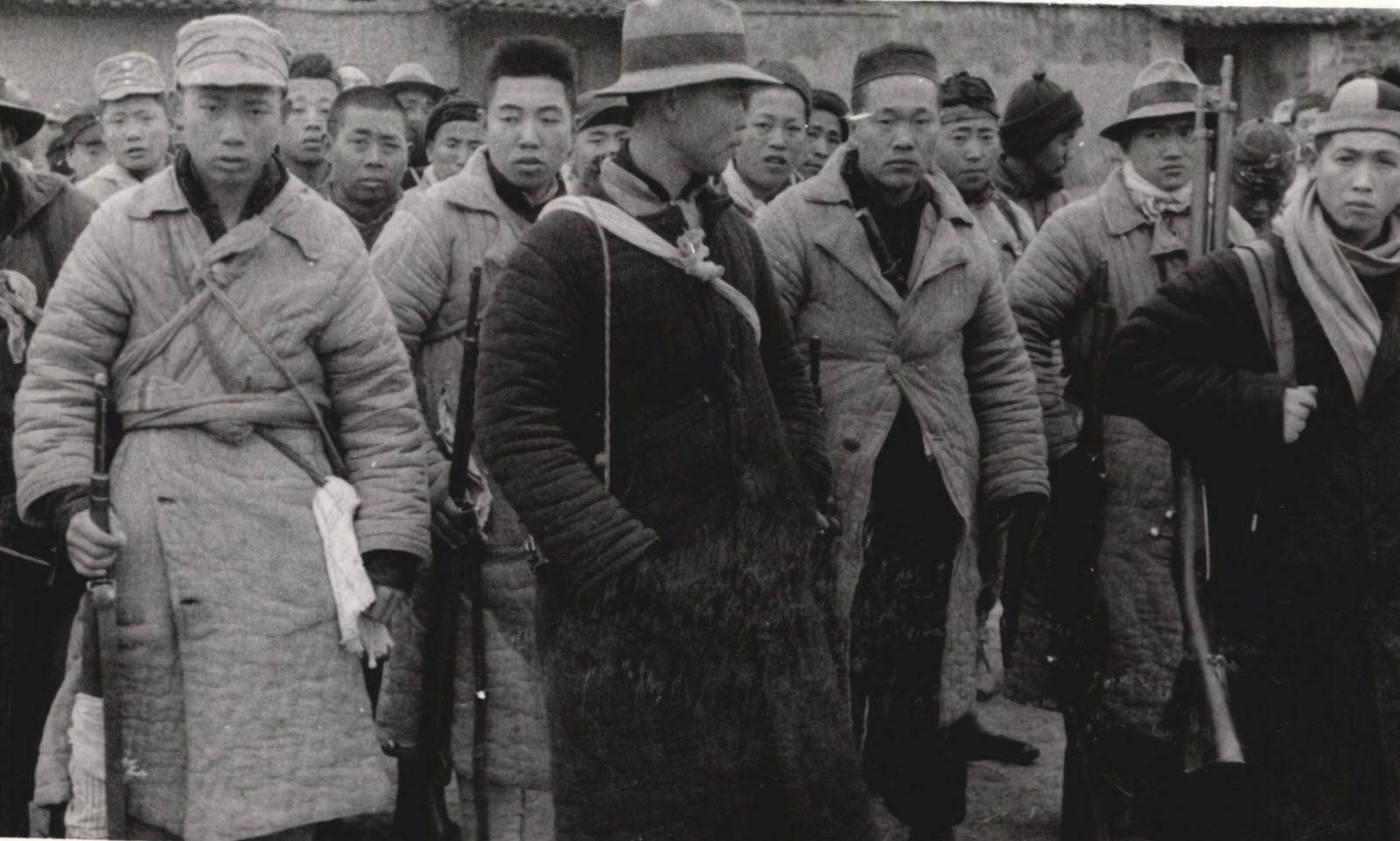 Guerrillas of the New 4th Army Storm Guerrilla Detachment in Central Hupeh (Hubei). 1937-1940