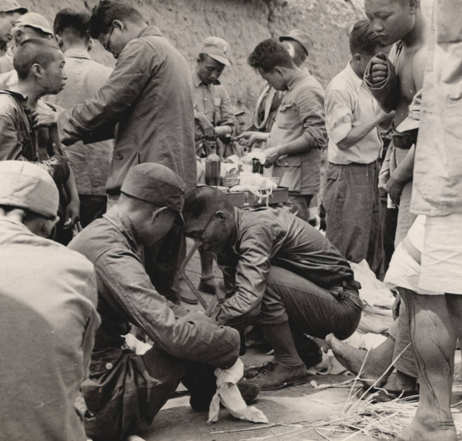 Field dressing stations of the Chinese Red Cross Medical Corps. 1937-1940