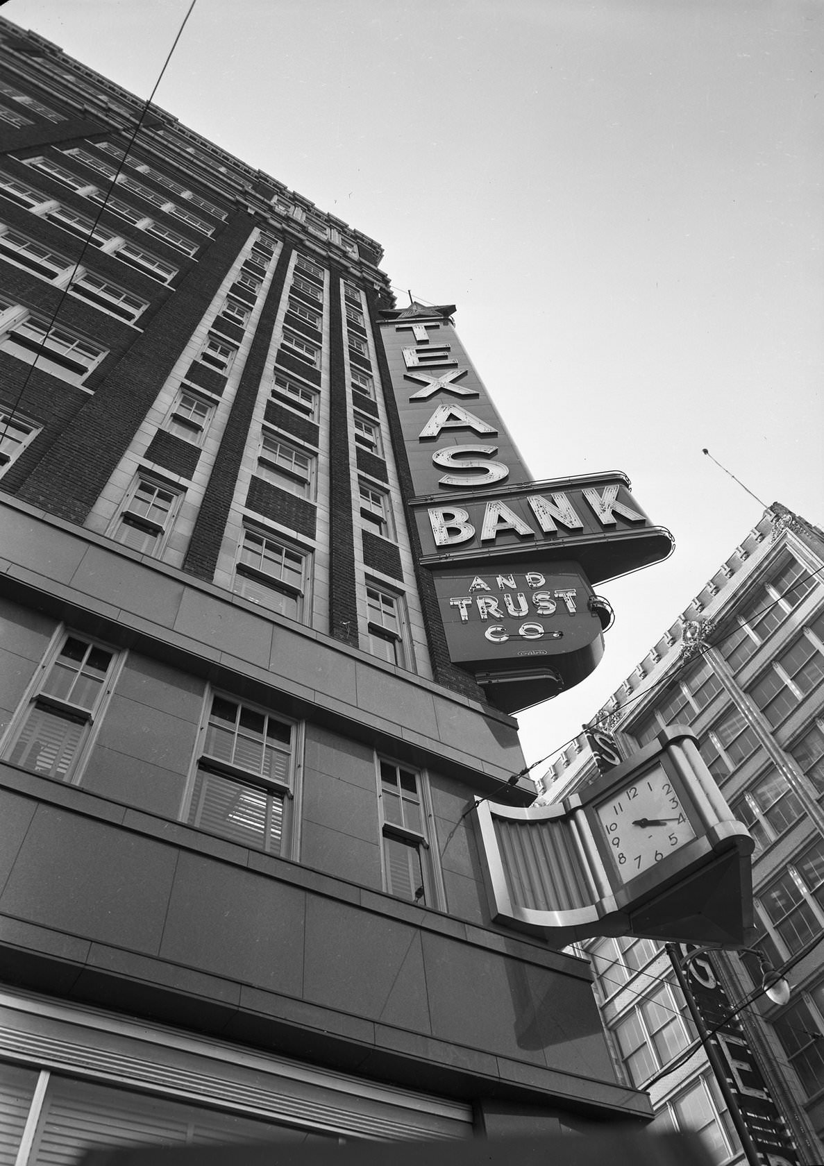 Texas Bank and Trust Company building, downtown Dallas, 1952