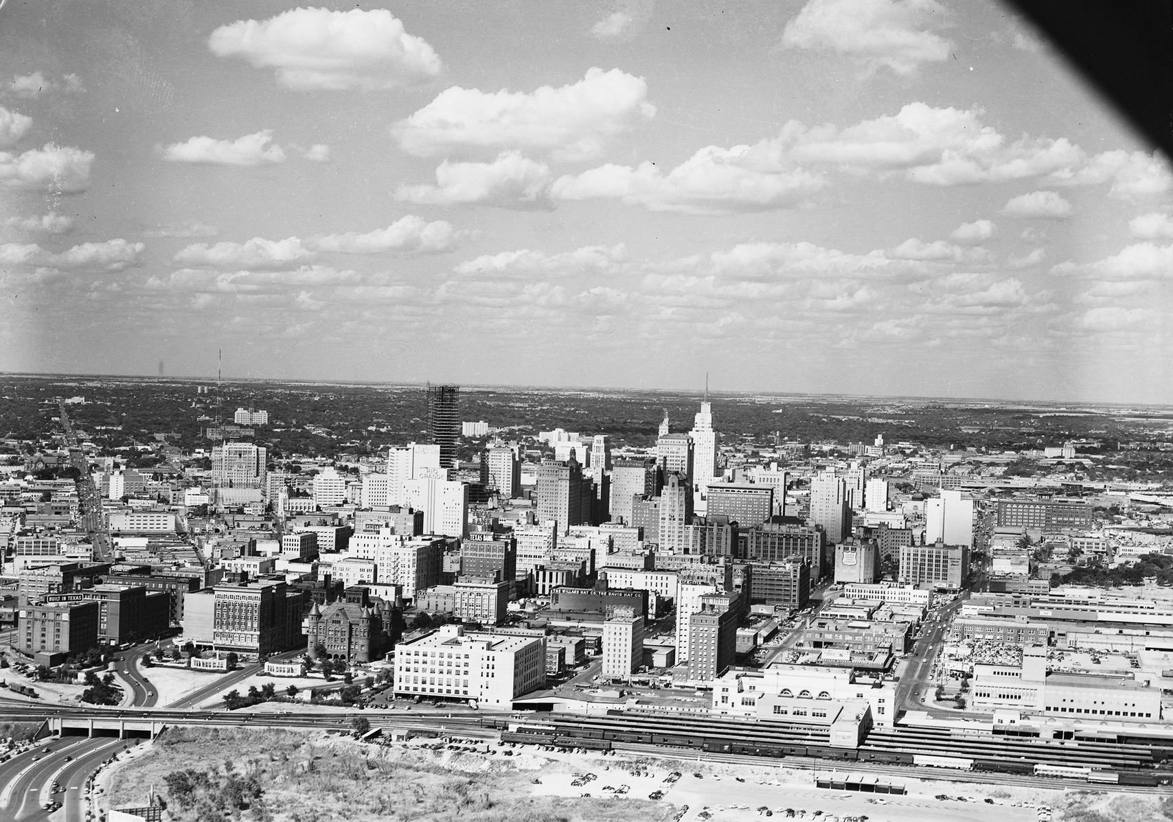 Skyline of Downtown Dallas, Texas, 1953