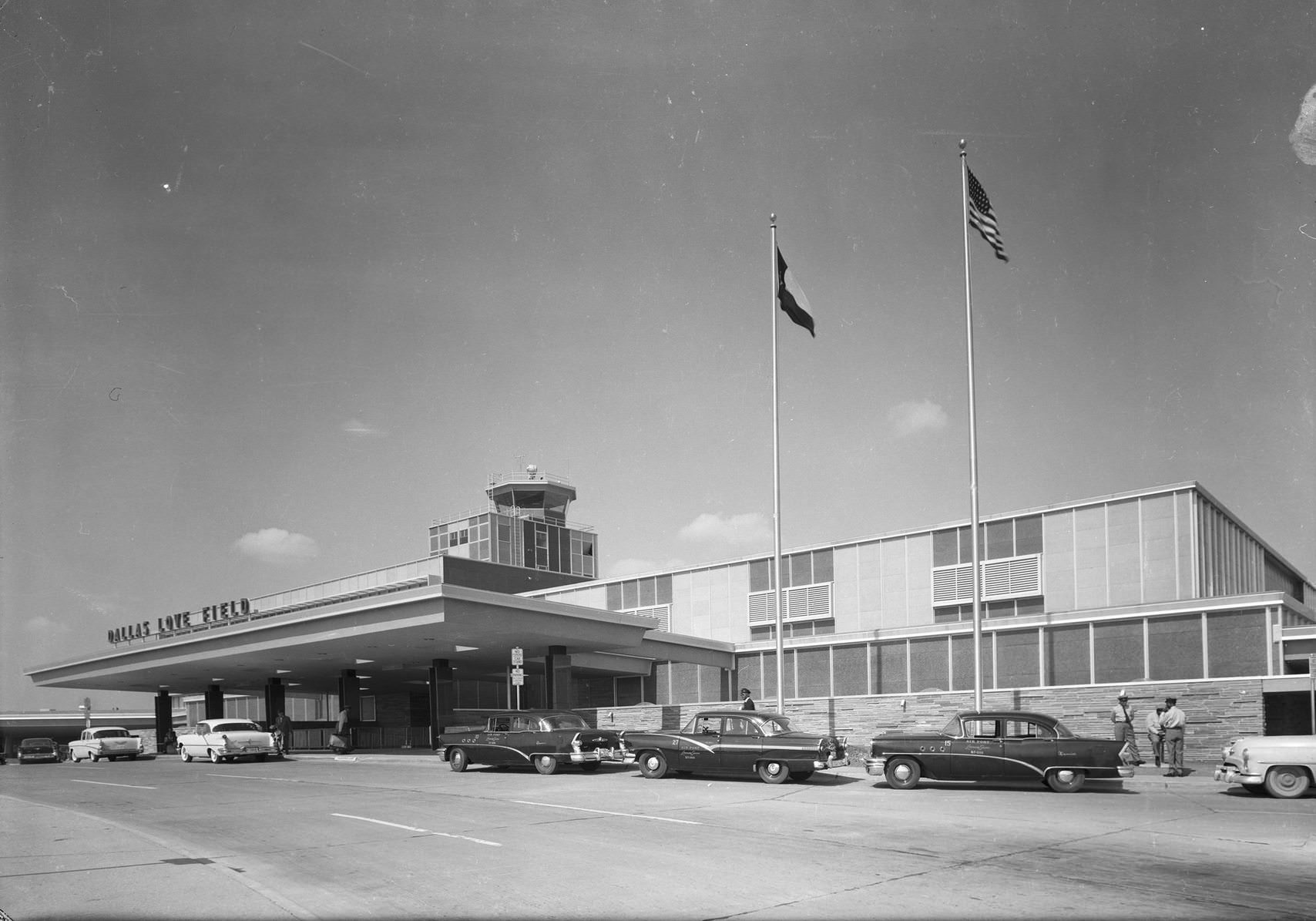 Love Field, exterior, Dallas, Texas, 1958