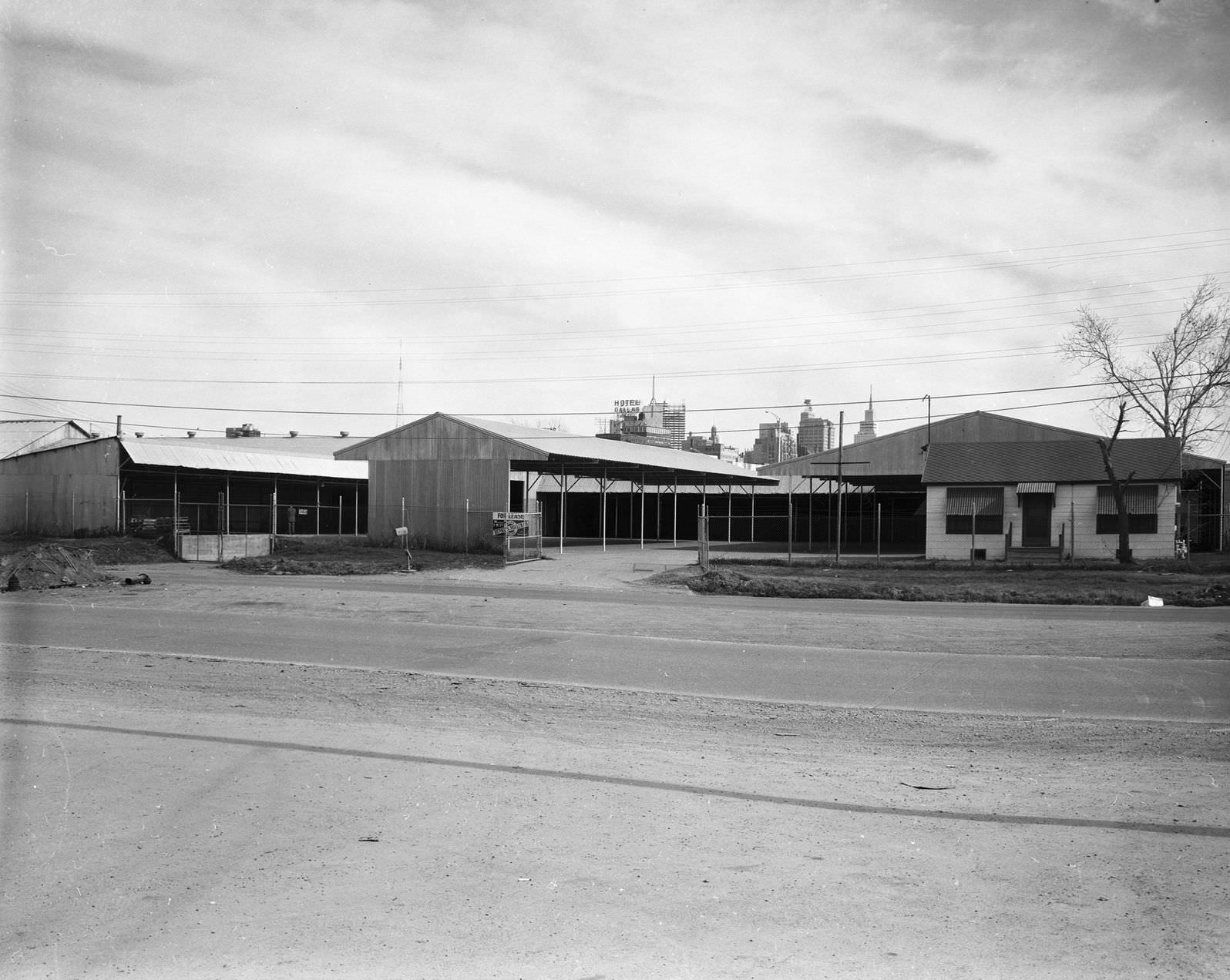 Shed building, Industrial Boulevard, Dallas, Texas, 1958