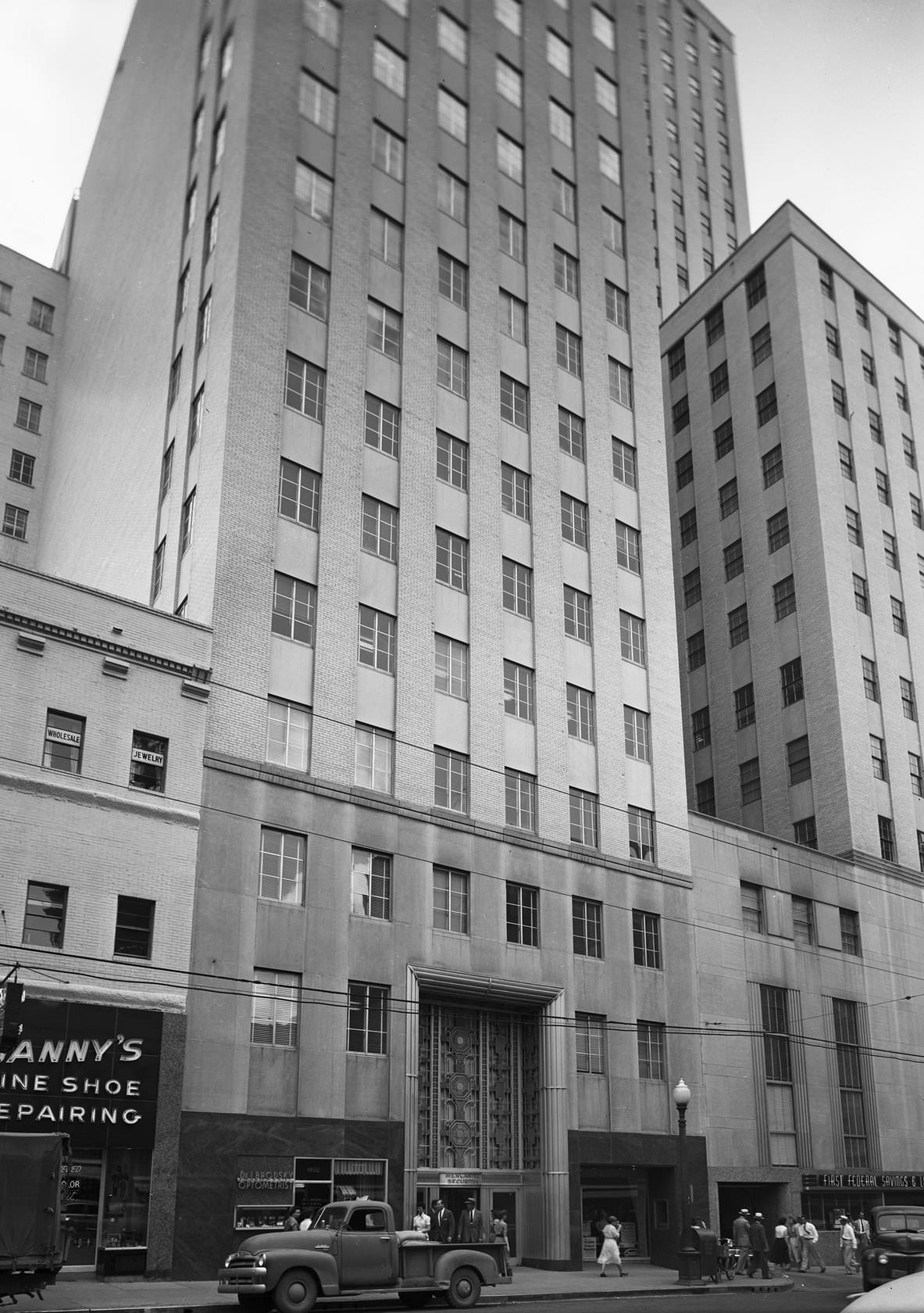 Mercantile Securities Building, downtown Dallas, Texas, 1953