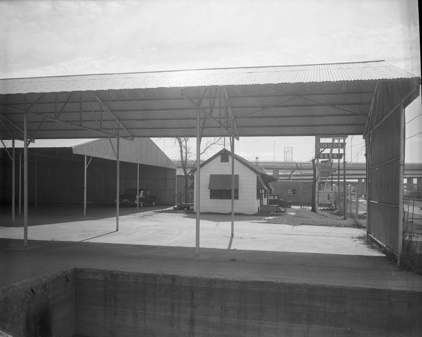 Shed building, Industrial Boulevard, Dallas, Texas, 1958