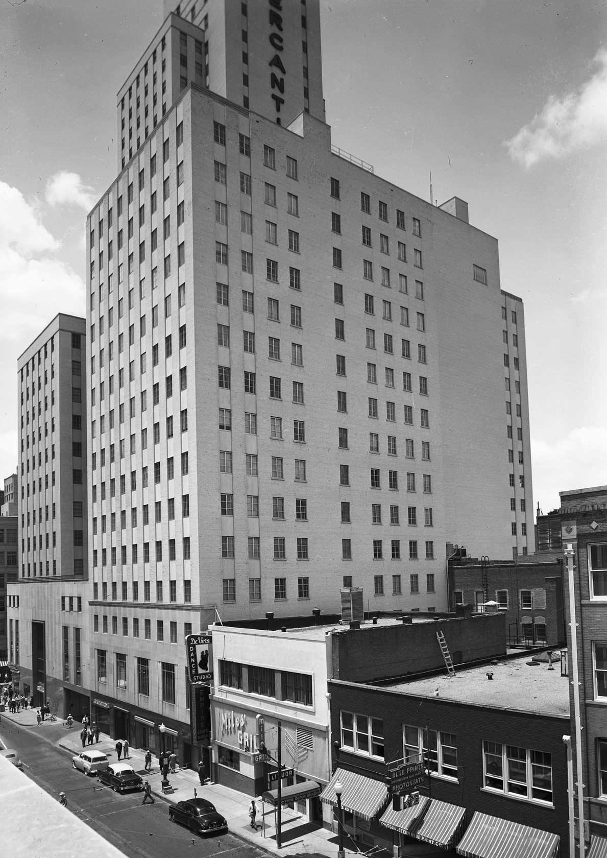Mercantile Securities Building, downtown Dallas, Texas, 1953