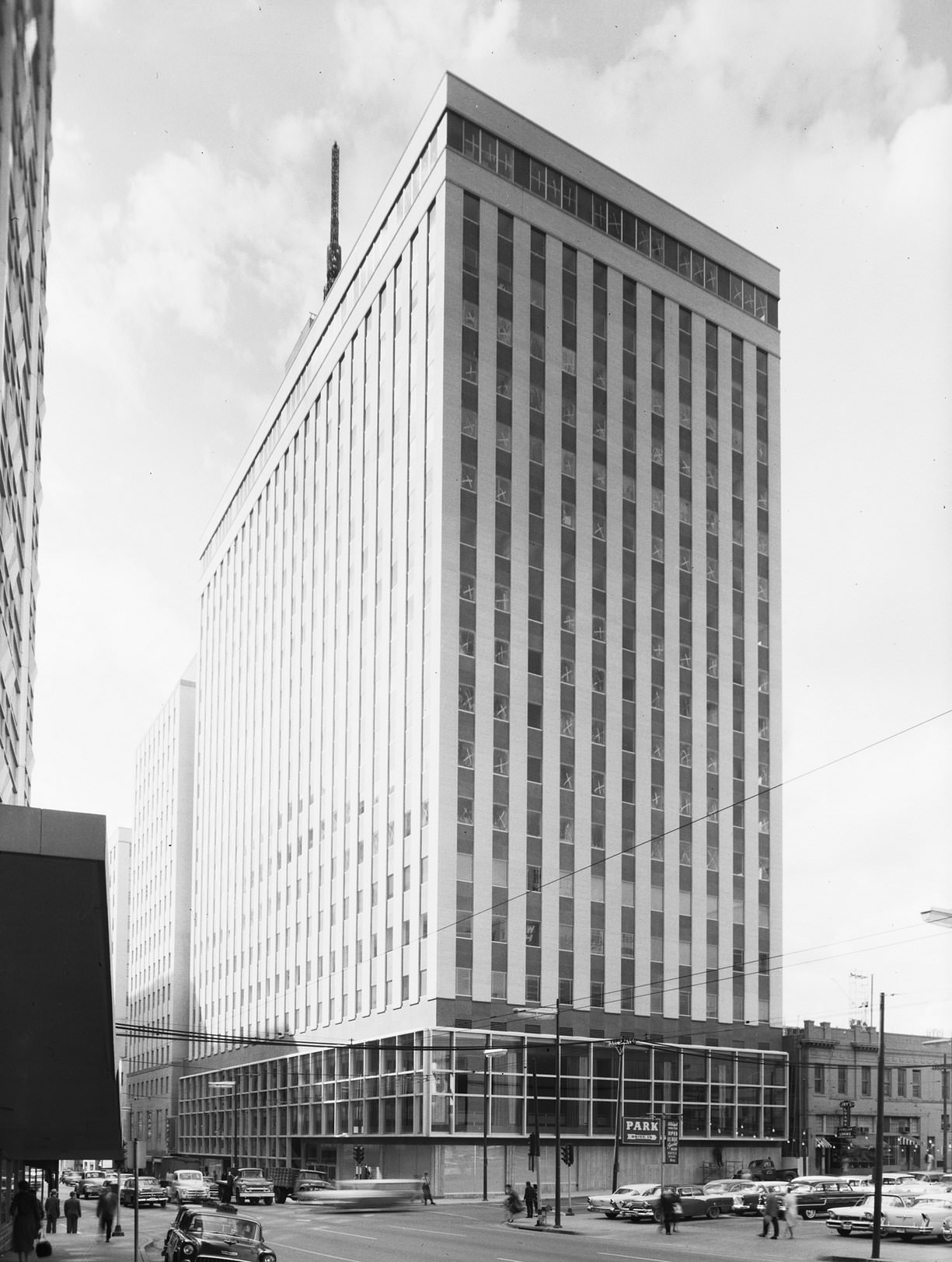 Mercantile building, downtown Dallas, Texas, 1958