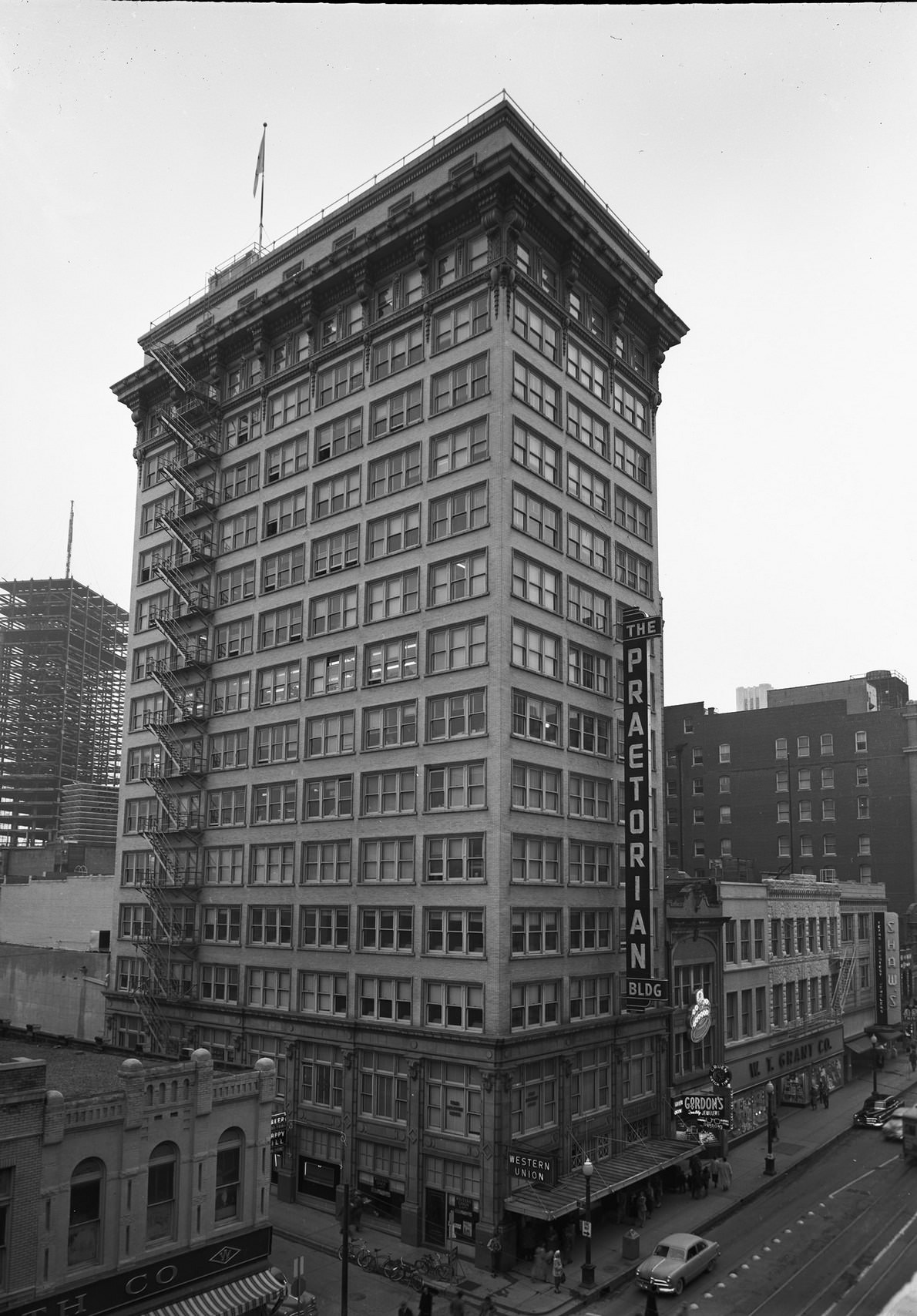 Praetorian Building, downtown Dallas, Texas,1953
