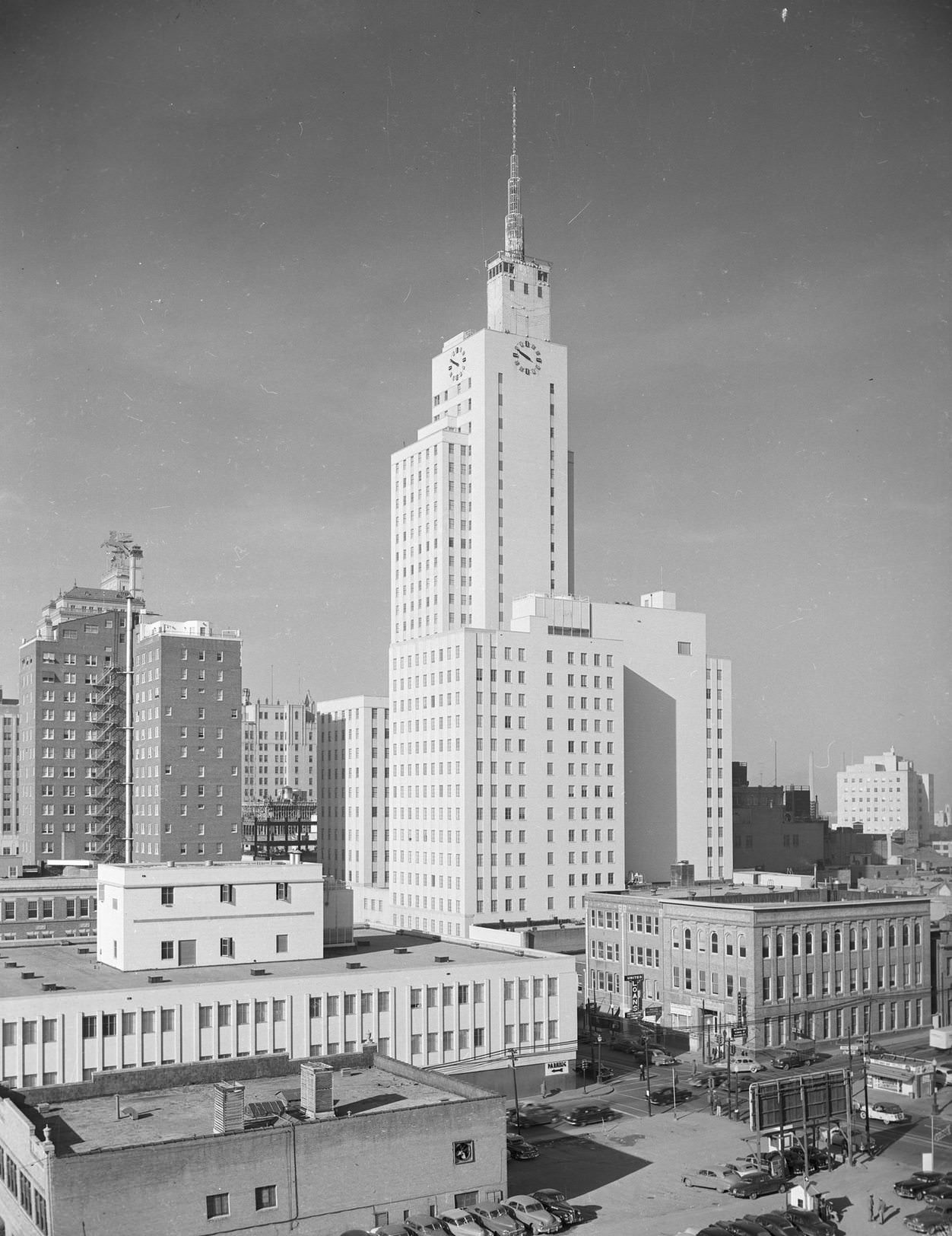 Downtown Dallas - Mercantile Building, 1951