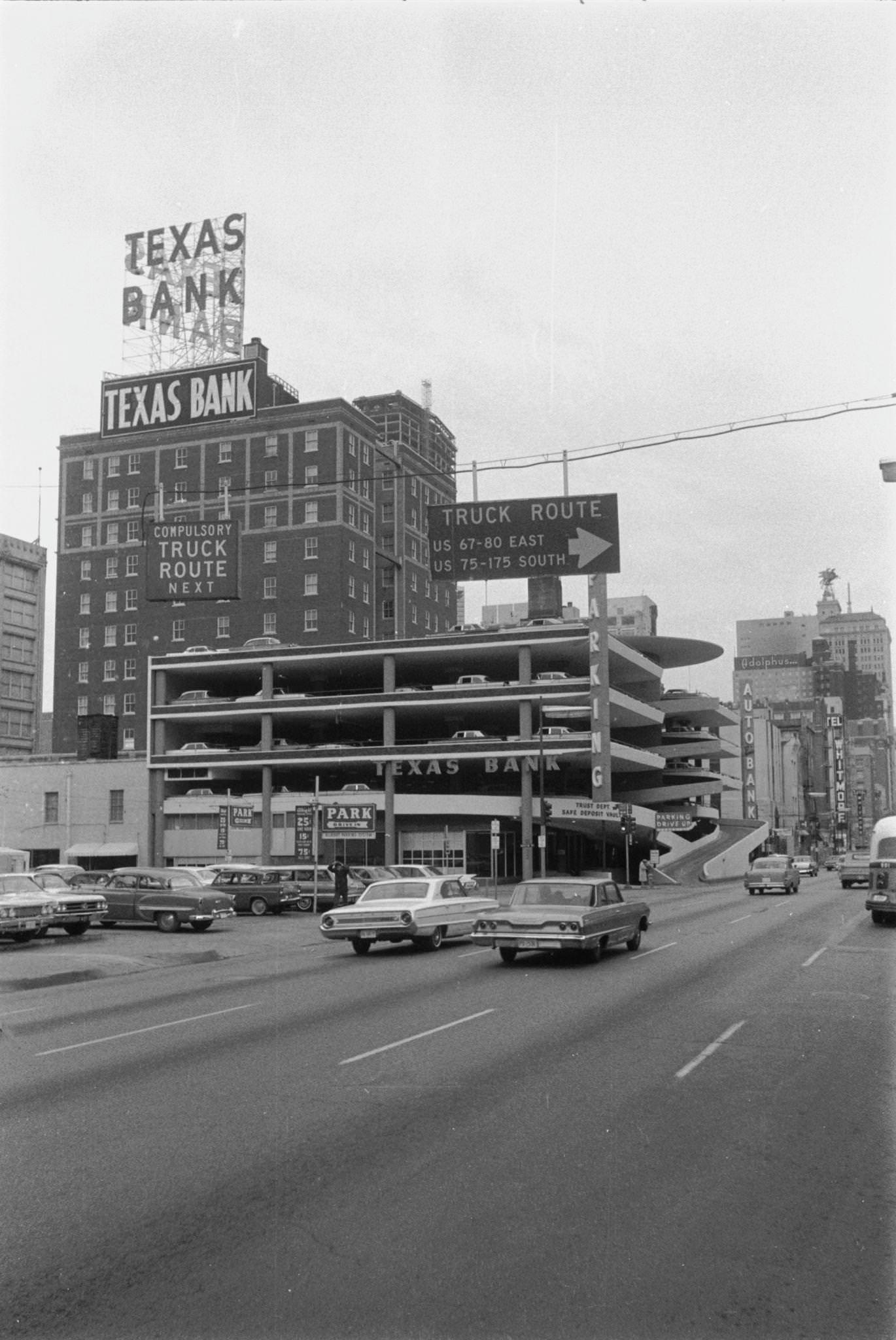 Car park in Dallas, 1959