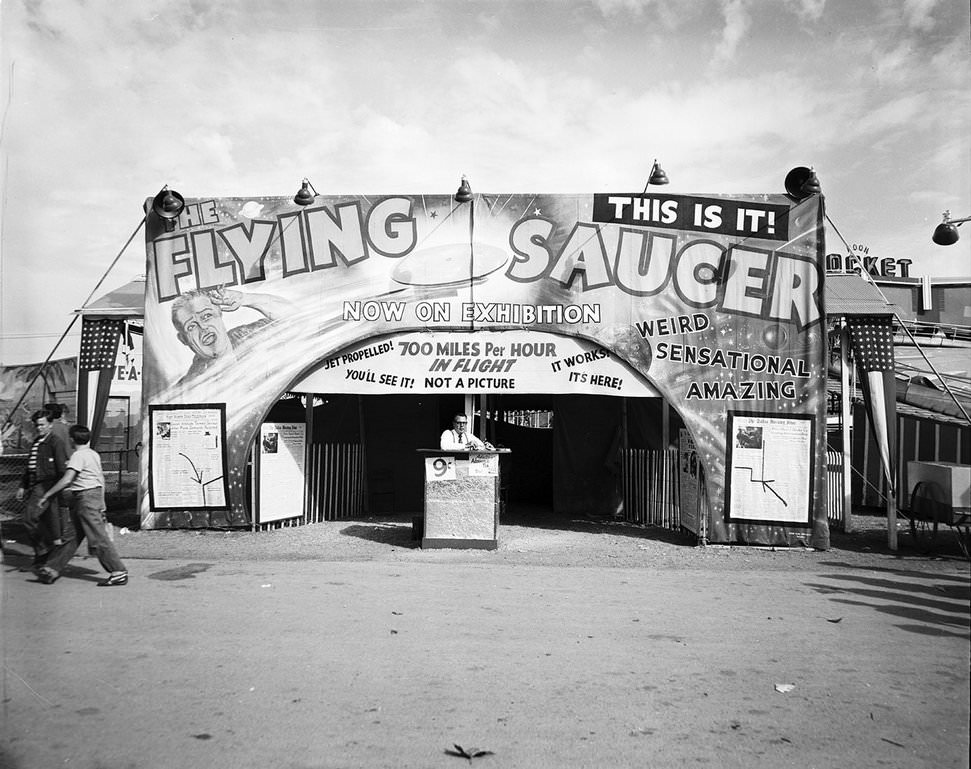 State Fair of Texas show "The Flying Saucer", 1950