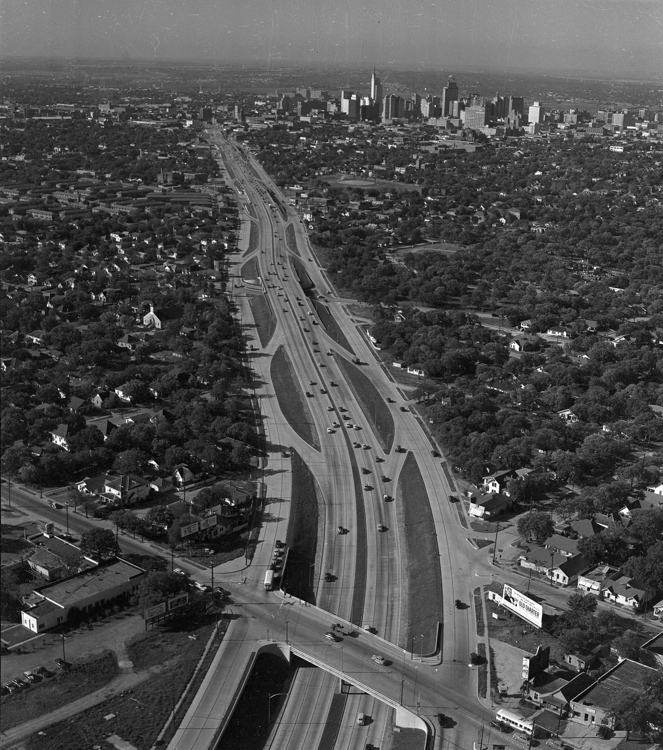 Central Expressway, Dallas, Texas, 1952