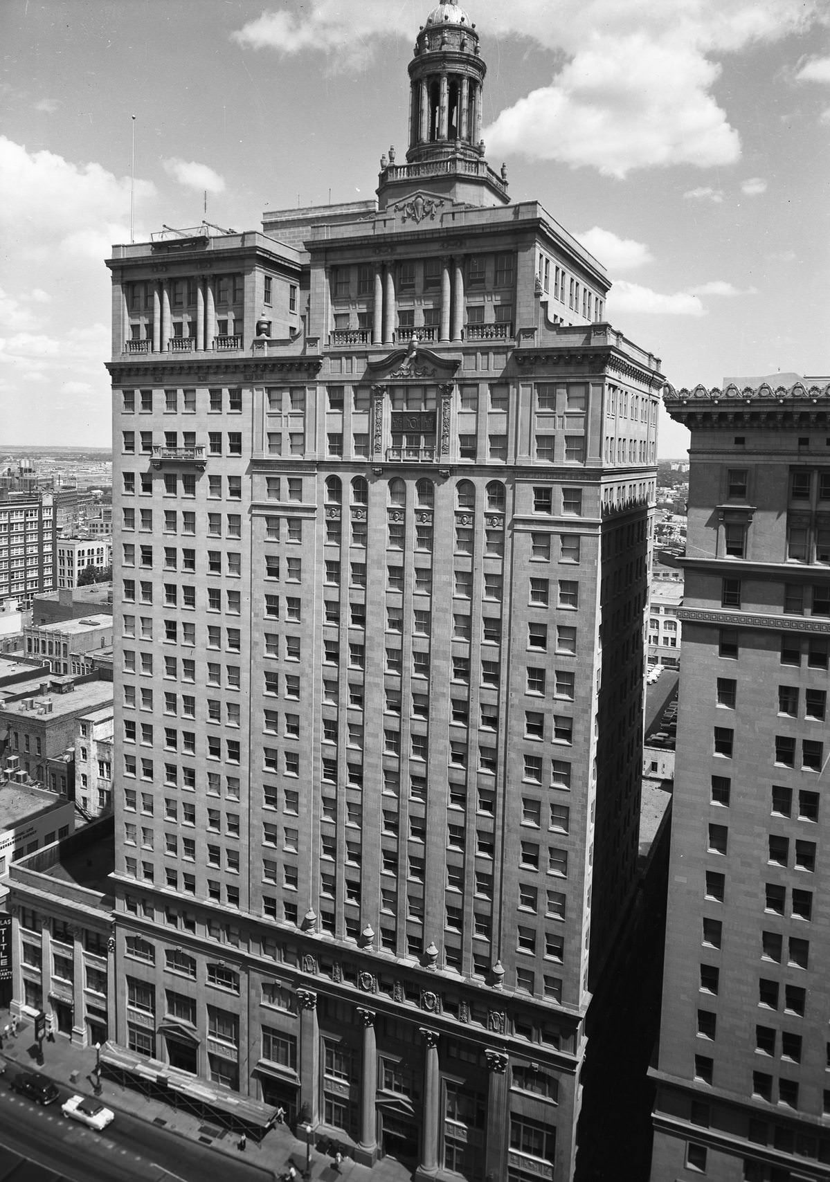 Office building, downtown Dallas, Texas, 1954