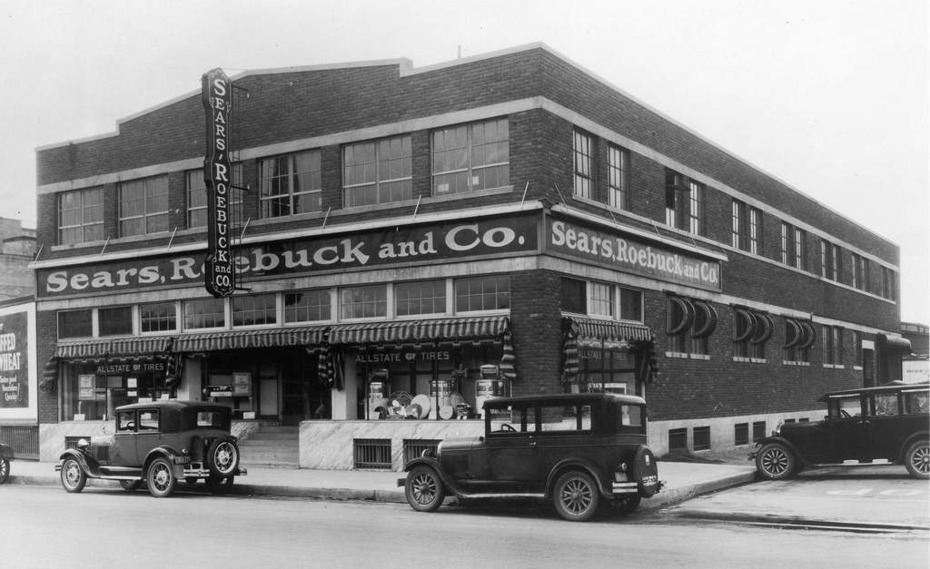 Store Front for Sears, Roebuck and Co in El Paso, Texas, 1900s