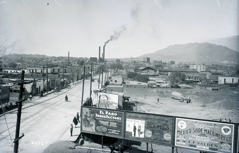 Irrigation Canal running through Town, 1900s