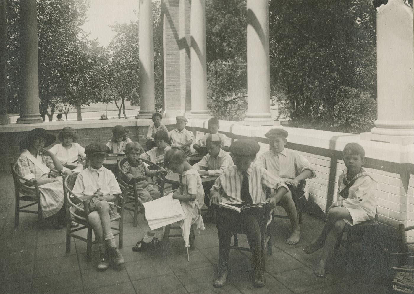 Carnegie Library Children's Patio, 1904