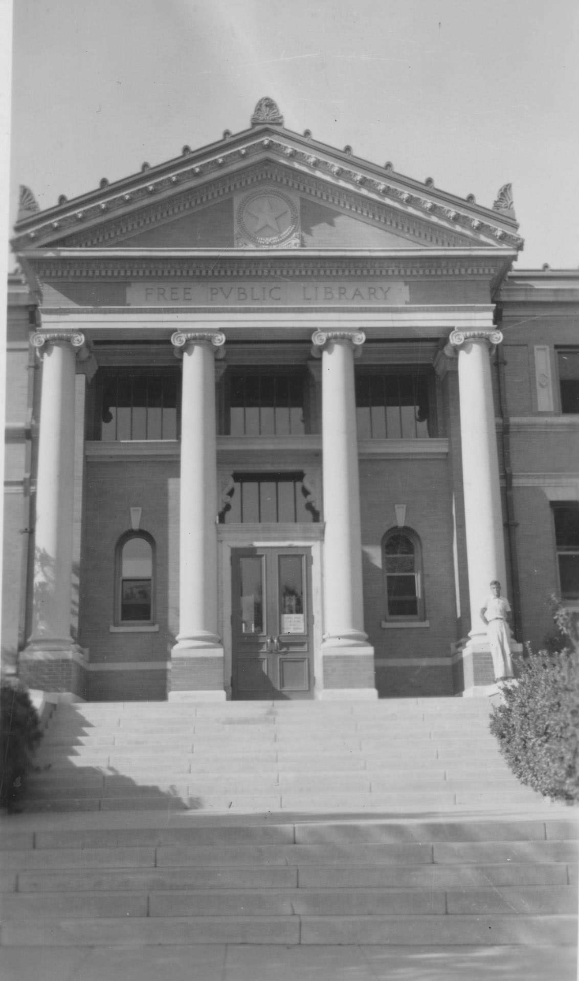 Carnegie Library Entrance, 1904