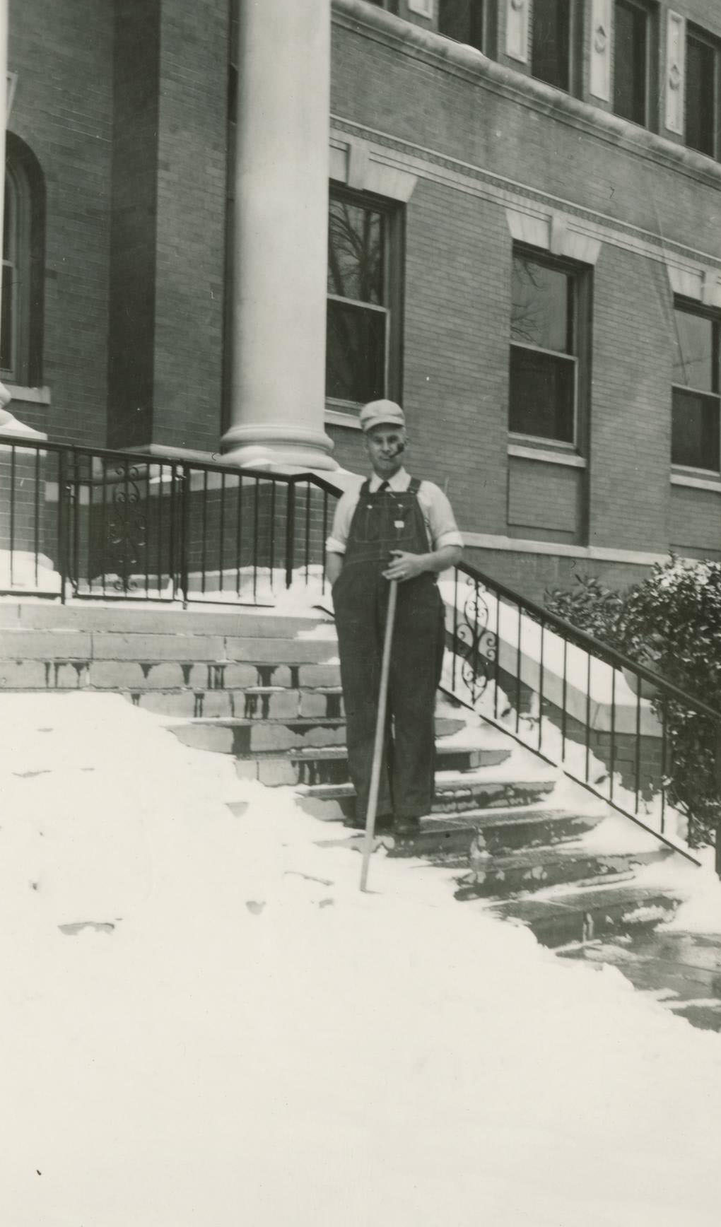 Carnegie Library Janitor, 1904